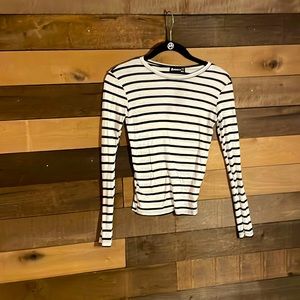 Long sleeve striped t shirt